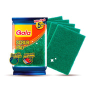 Gala Scrub Pad for Kitchen Utensils, Dishwashing and Tough Stain Cleaning, Reusable Kitchen Scrubber, Pack of 5