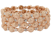 NMII Metal with Zircon Gemstone Kada Set For Women and Girls