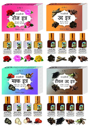 Parag fragrances Pure Rose Attar Liquid Perfume 6Ml Combo Pack/Long Lasting Attar Perfume For Men And Women/Alcohol Free For Pooja