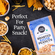 Urban Platter Roasted Salted Peanuts, 200g (Skin Removed | Vacuum Packed | Product of Bharuch | Oil-Free)