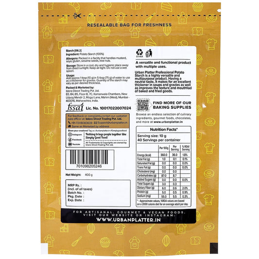 Urban Platter Potato Starch, 400g
