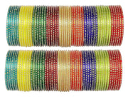 NMII Glass with Plain and Simple Design Glossy Finished Fancy Bangle Set For Women and Girls | Glass Bangles | Stylish Women's Bangles