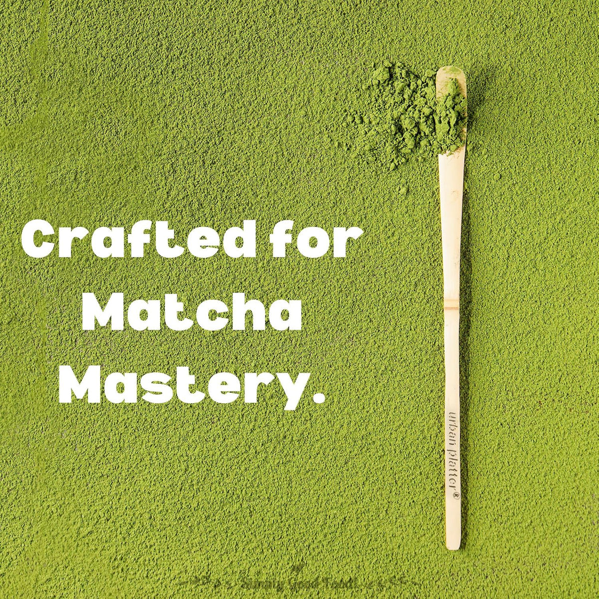 Urban Platter Japanese Bamboo Matcha Spoon, 1N (Chashaku | Green Tea Powder Scoop)