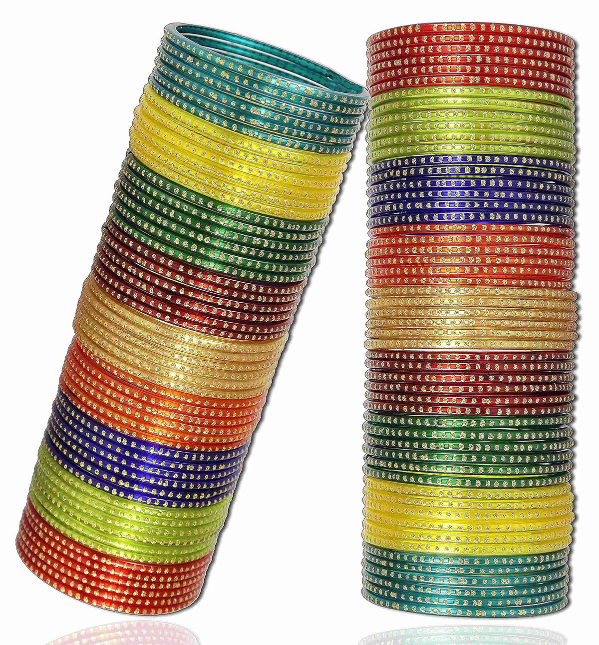 NMII Glass with Plain and Simple Design Glossy Finished Fancy Bangle Set For Women and Girls | Glass Bangles | Stylish Women's Bangles