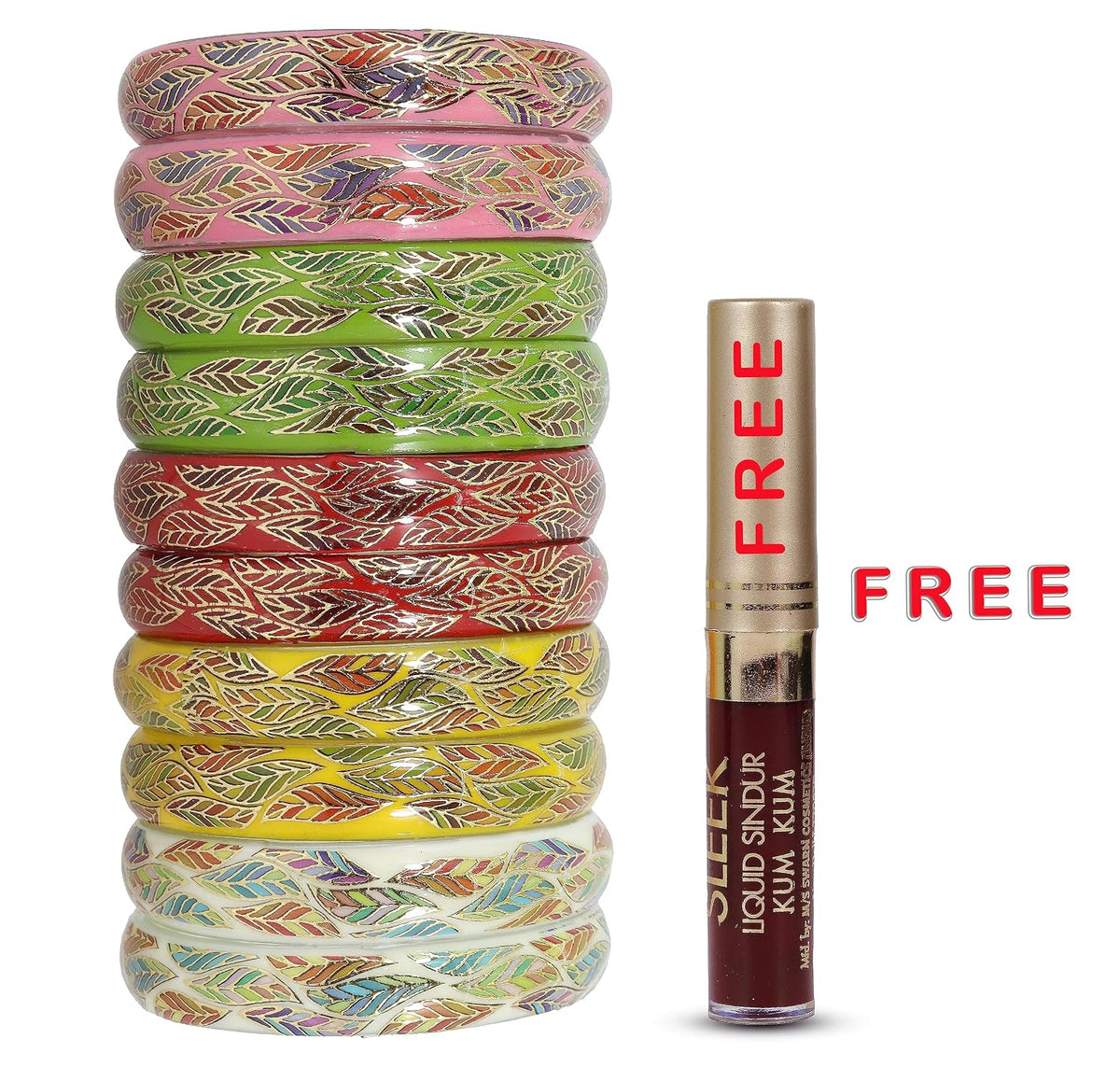 NMII Glass Bangle Set for Women