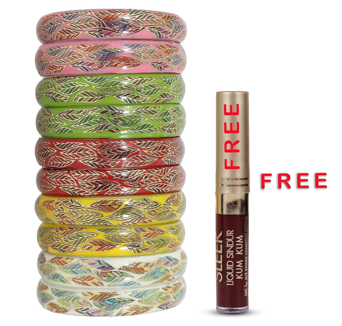 NMII Glass Bangle Set for Women