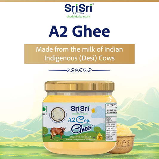Sri Sri Tattva A2 Cow Ghee, 250 ml