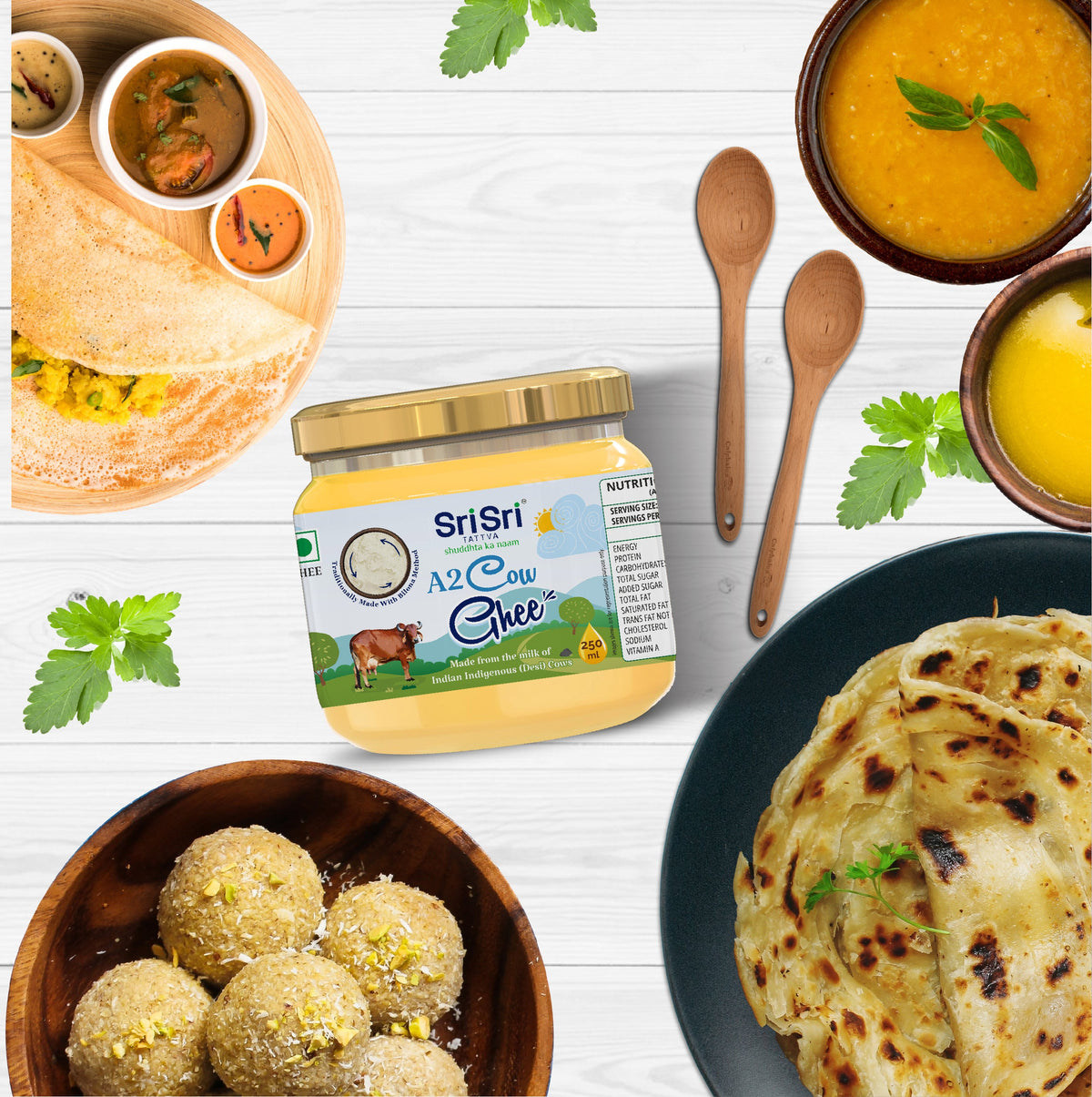 Sri Sri Tattva A2 Cow Ghee, 250 ml