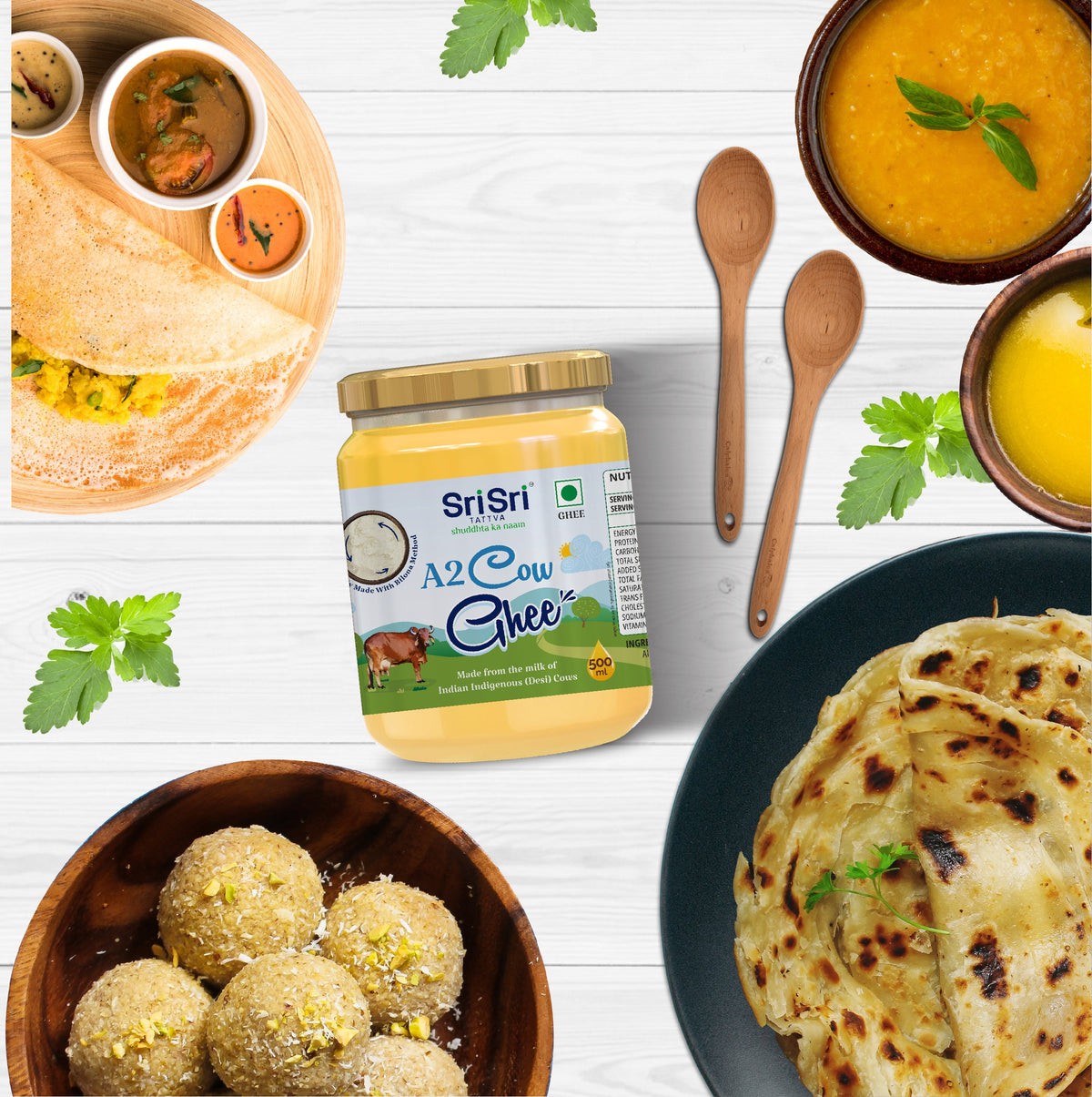 Sri Sri Tattva A2 Cow Ghee, 500 ml