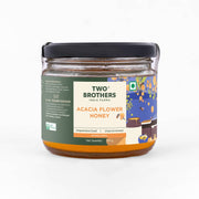 Two Brothers Organic Farms Acacia Honey, Raw Mono-floral Unfiltered