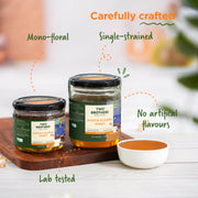 Two Brothers Organic Farms Acacia Honey, Raw Mono-floral Unfiltered