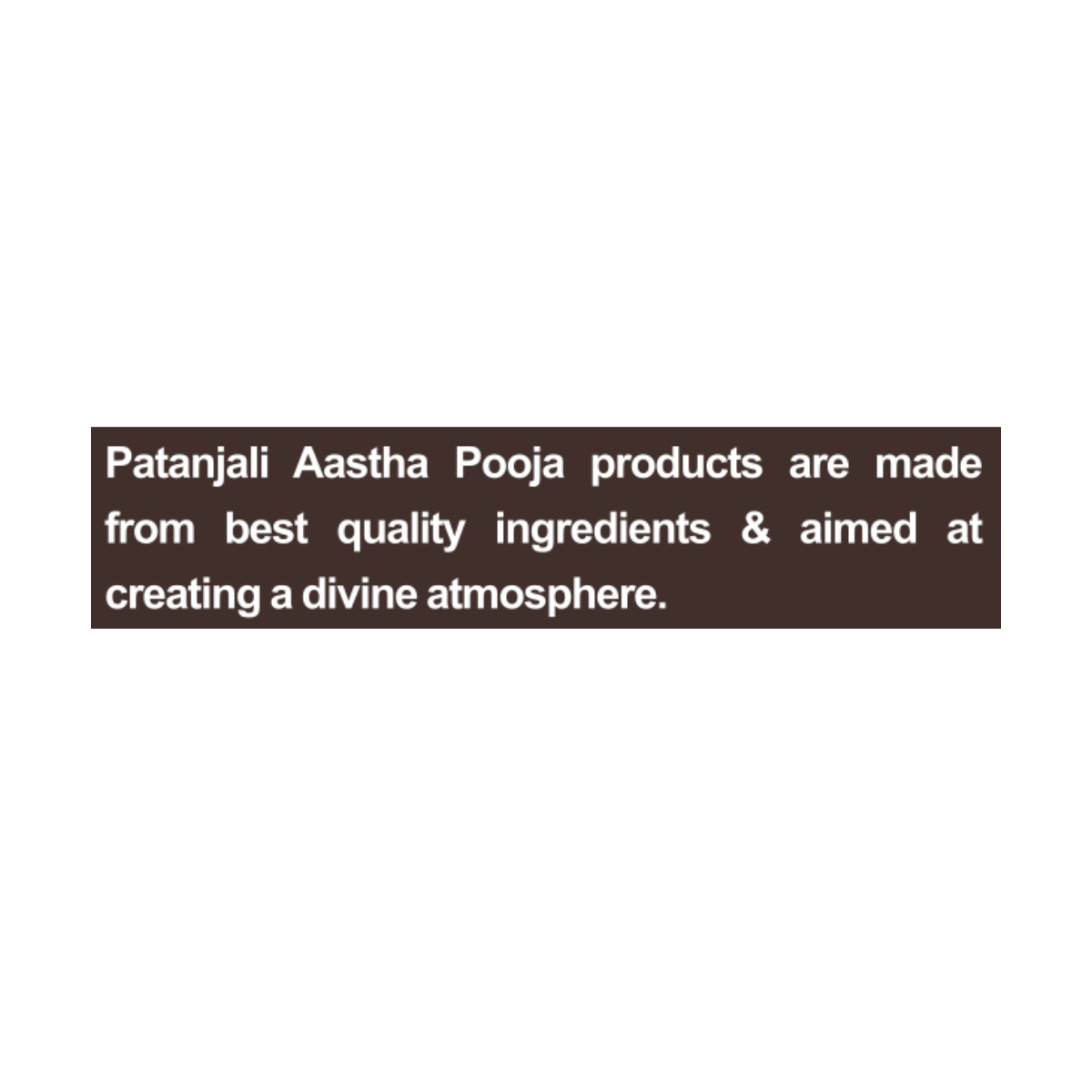 Patanjali Aastha Agarbatti Pooja