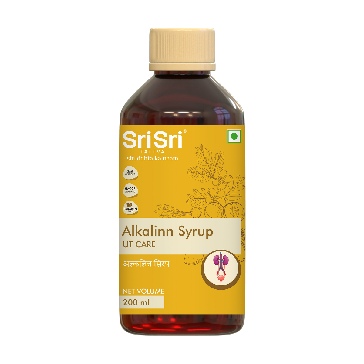 Sri Sri Tattva Alkalinn Syrup, For Urinary Tract Infections | 200ml