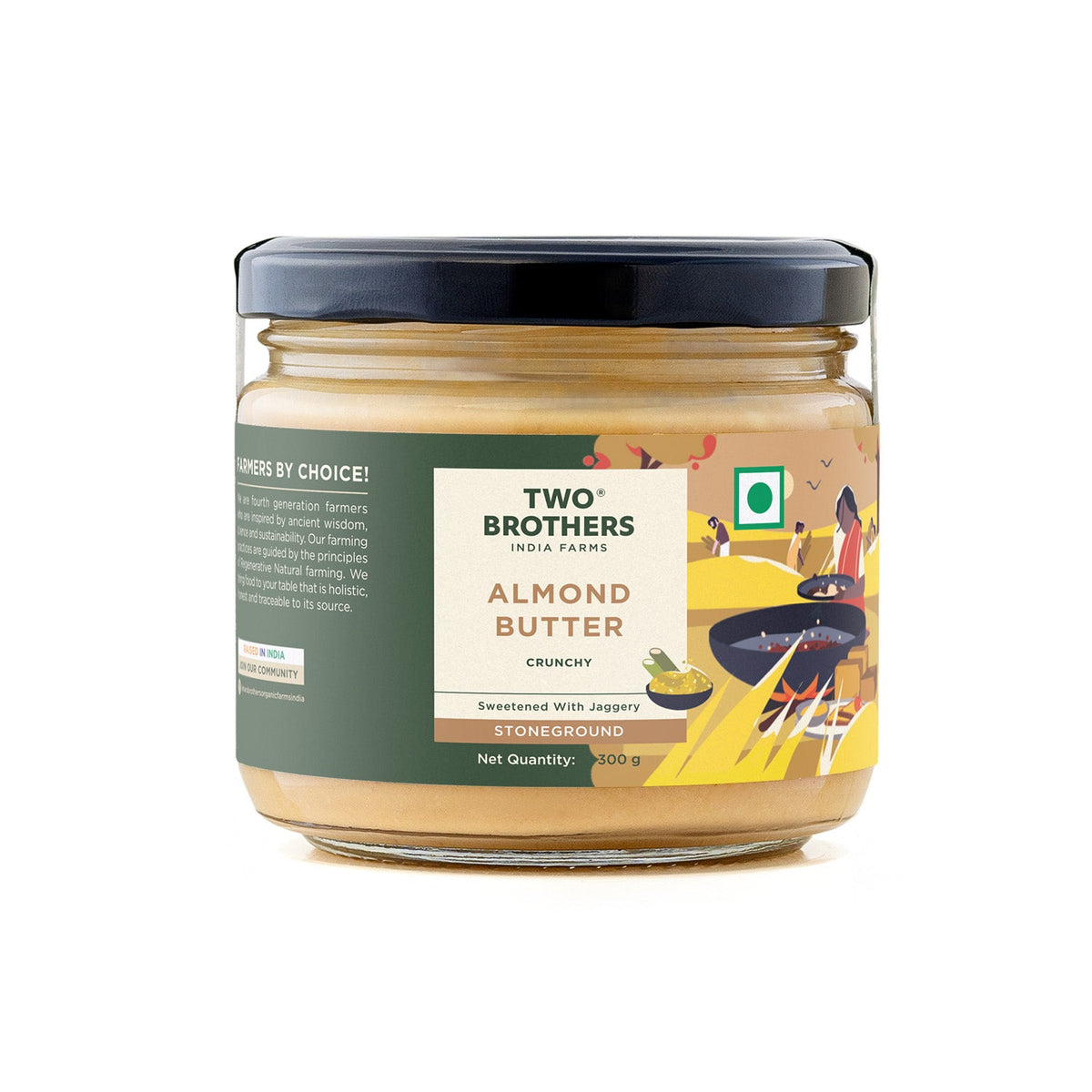 Two Brothers Organic Farms Crunchy Almond Butter