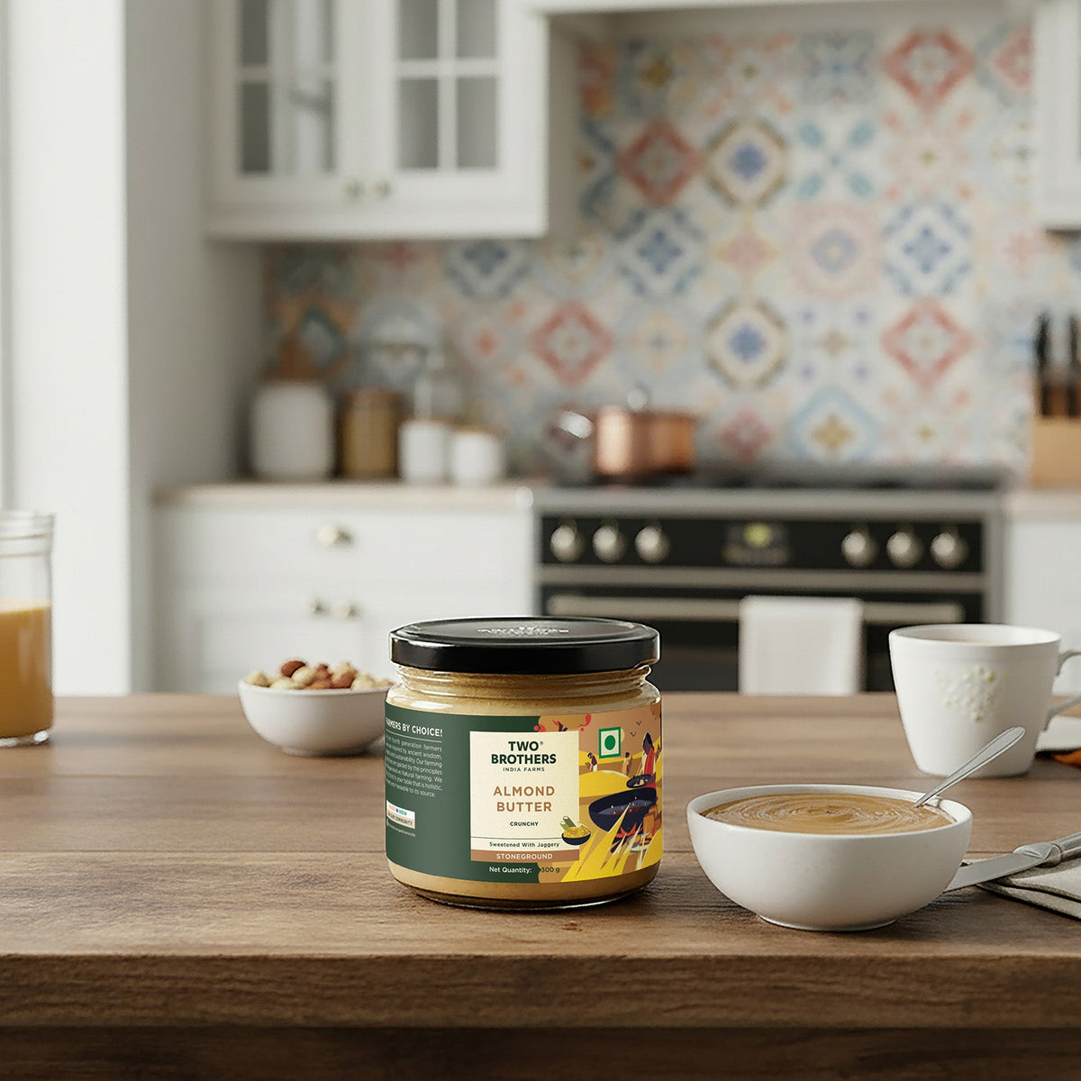 Two Brothers Organic Farms Crunchy Almond Butter