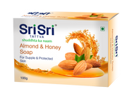 Sri Sri Tattva Almond Honey Soap - For Supple & Protected Skin, 100 g