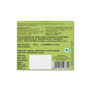 Sri Sri Tattva Aloe Fresh Glycerine Soap | For Soothing Skin | 125 g Each | Pack of 4