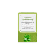 Sri Sri Tattva Aloe Fresh Glycerine Soap | For Soothing Skin | 125 g Each | Pack of 4
