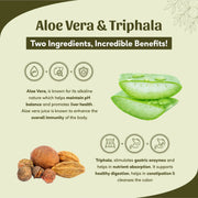 Sri Sri Tattva Aloe Vera Triphala Juice - Fibre Rich Daily Detox | Gentle Inner Cleanse, Digestive Support, Weight Management | No Added Sugar | 500 ml