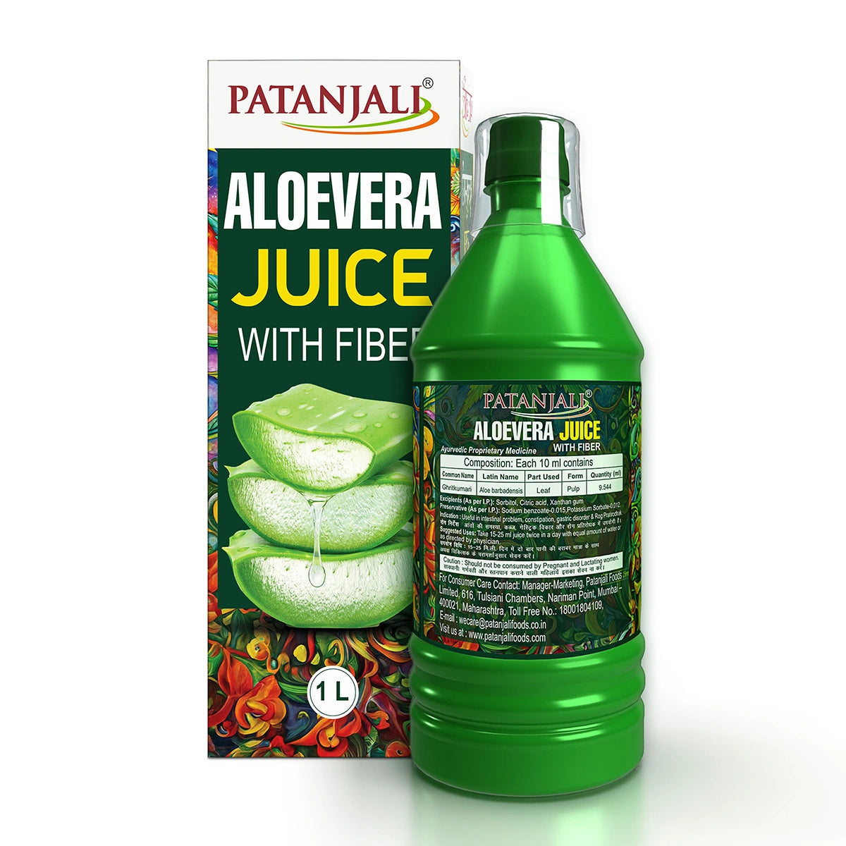Patanjali Aloevera Juice With Fiber