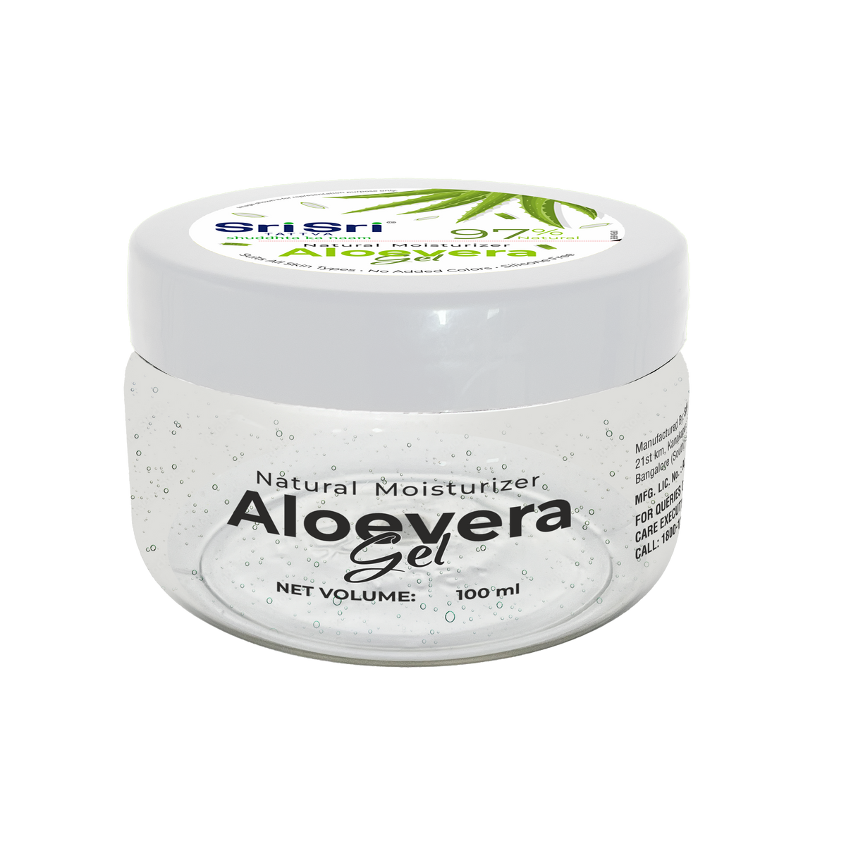 Sri Sri Tattva Aloevera Gel | Natural Moisturizer, Suits all Skin Types | 100 ml