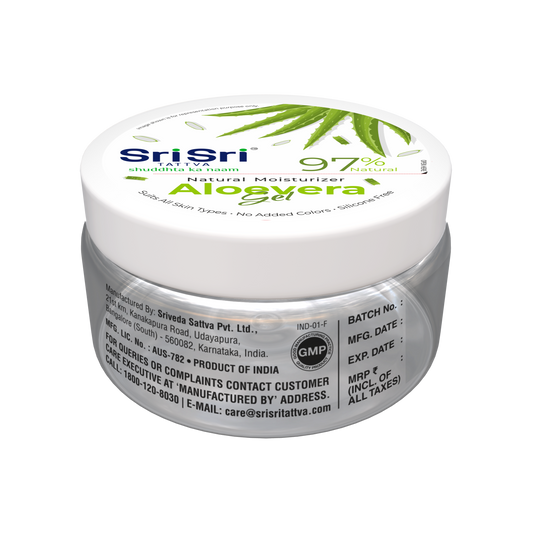 Sri Sri Tattva Aloevera Gel | Natural Moisturizer, Suits all Skin Types | 100 ml