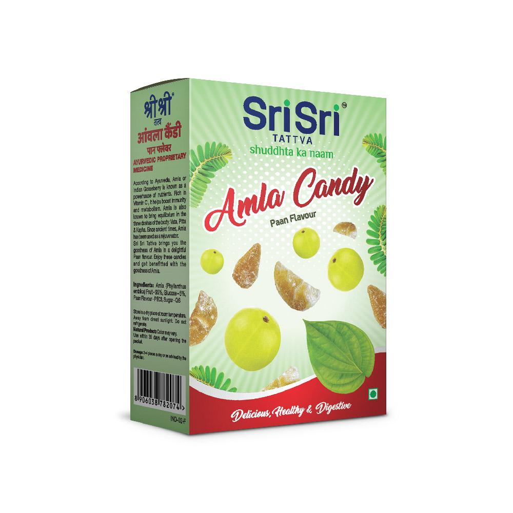Sri Sri Tattva Amla Candy - Paan Flavoured - Delicious, Healthy & Digestive, 400 g
