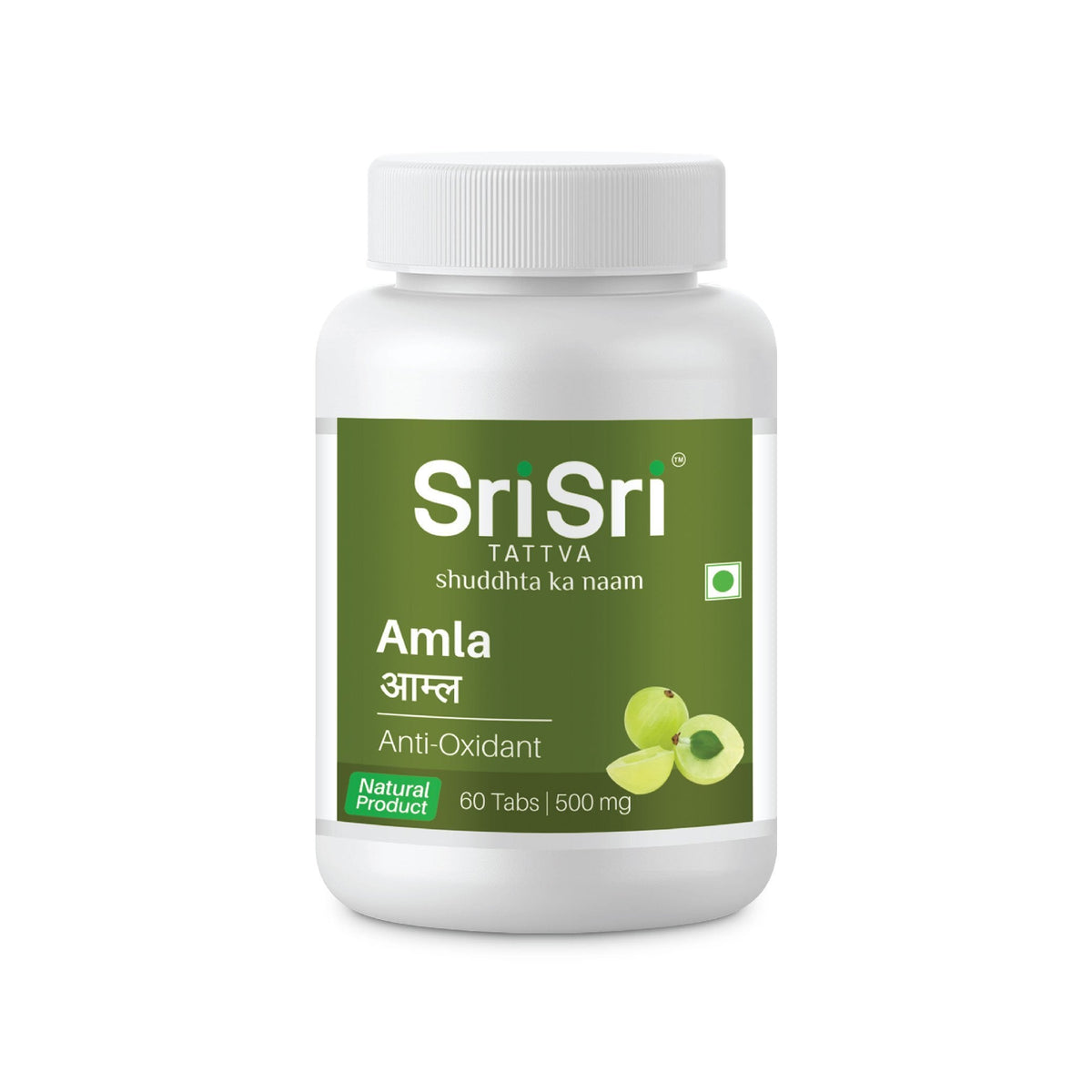 Sri Sri Tattva Amla - Anti Oxidant, 60 Tabs | 500 mg
