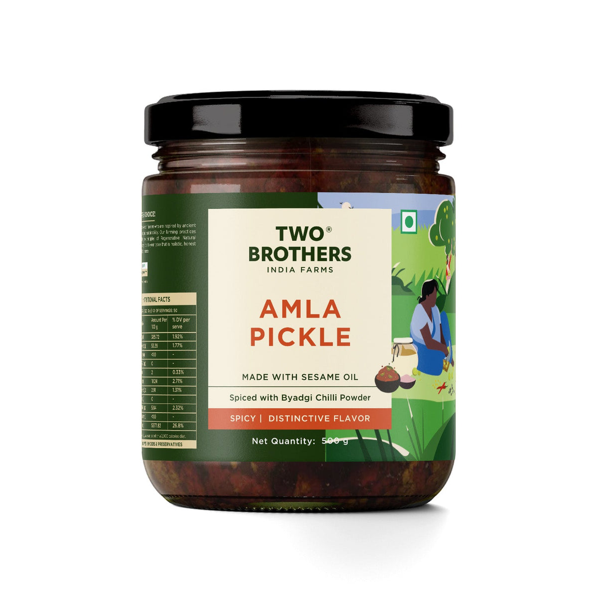 Two Brothers Organic Farms Spicy Amla Pickle