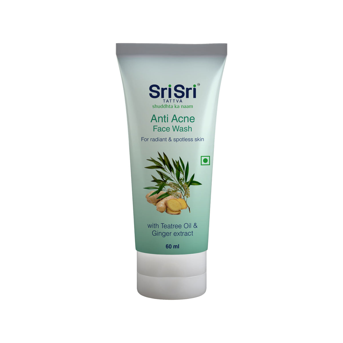 Sri Sri Tattva Anti Acne Face Wash - For Radiant & Spotless Skin, 60 ml