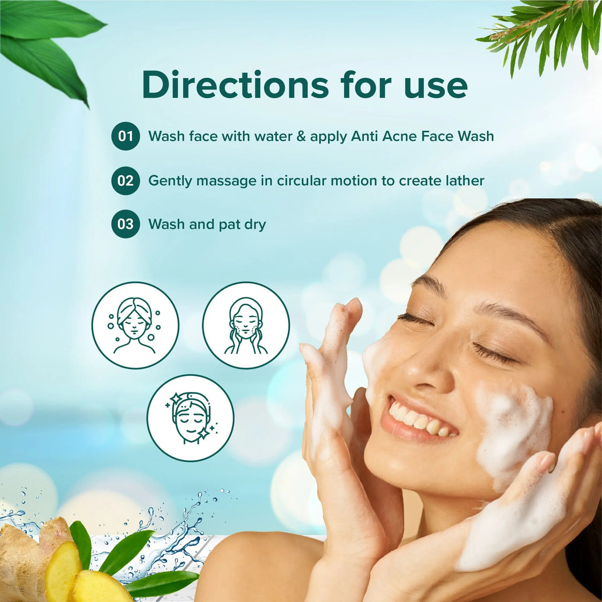 Sri Sri Tattva Anti Acne Face Wash - For Radiant & Spotless Skin, 60 ml