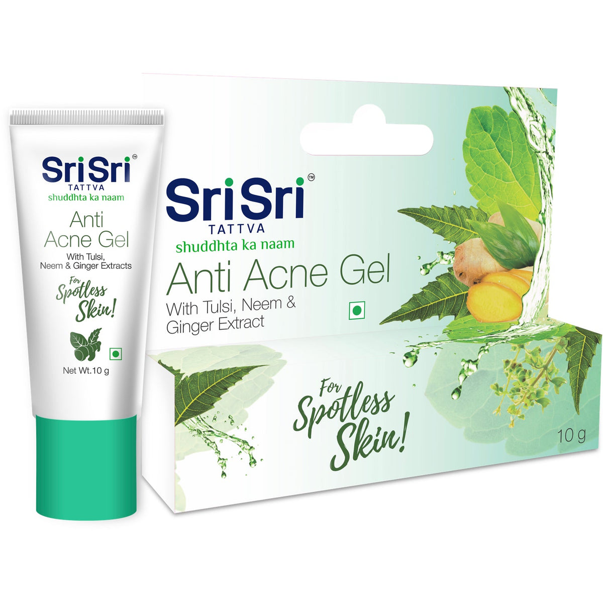 Sri Sri Tattva Anti Acne Gel - Spotless Skin, 10 g