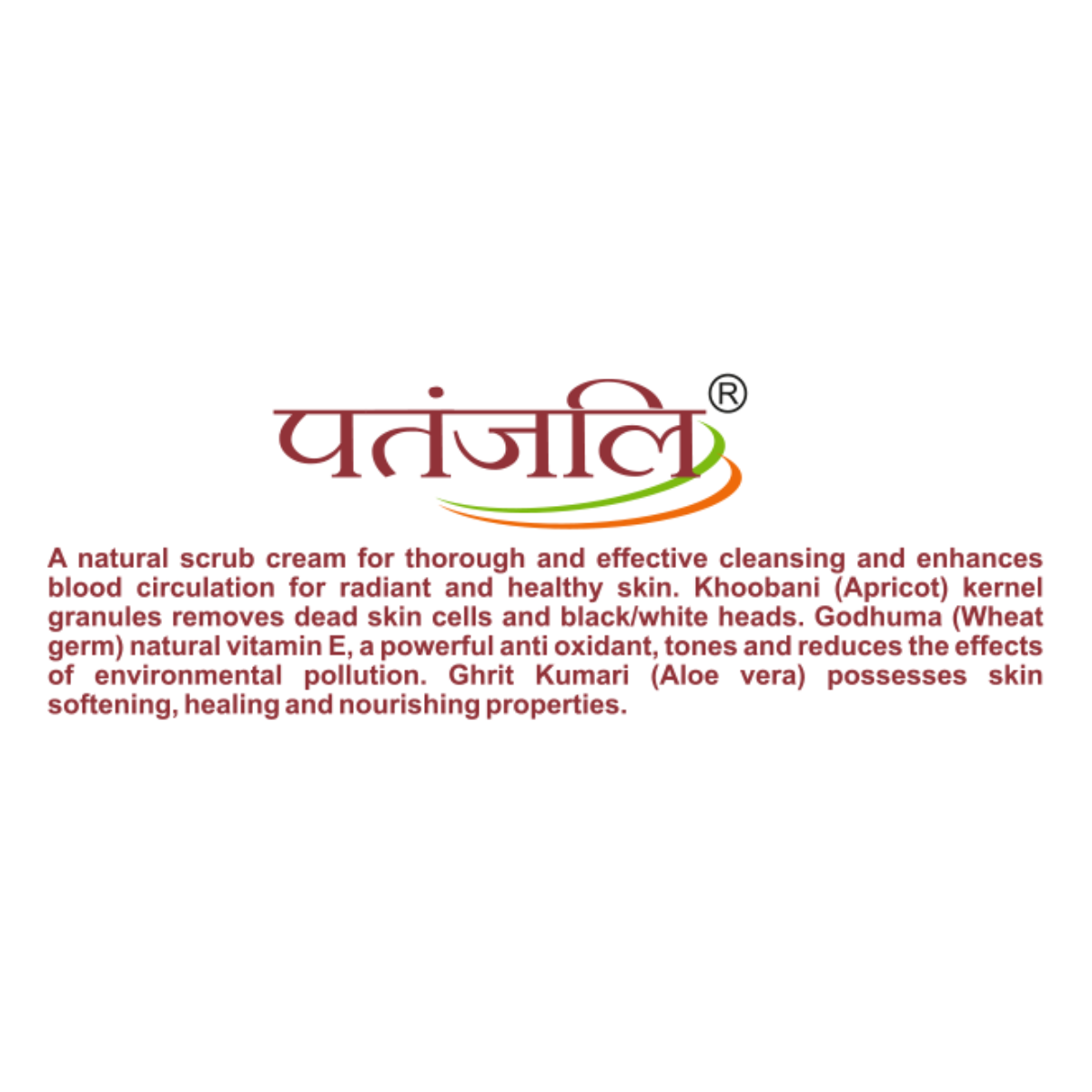 Patanjali Apricot Face Scrub