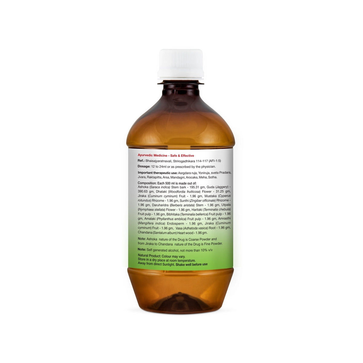 Sri Sri Tattva Ashokarishta, 500 ml