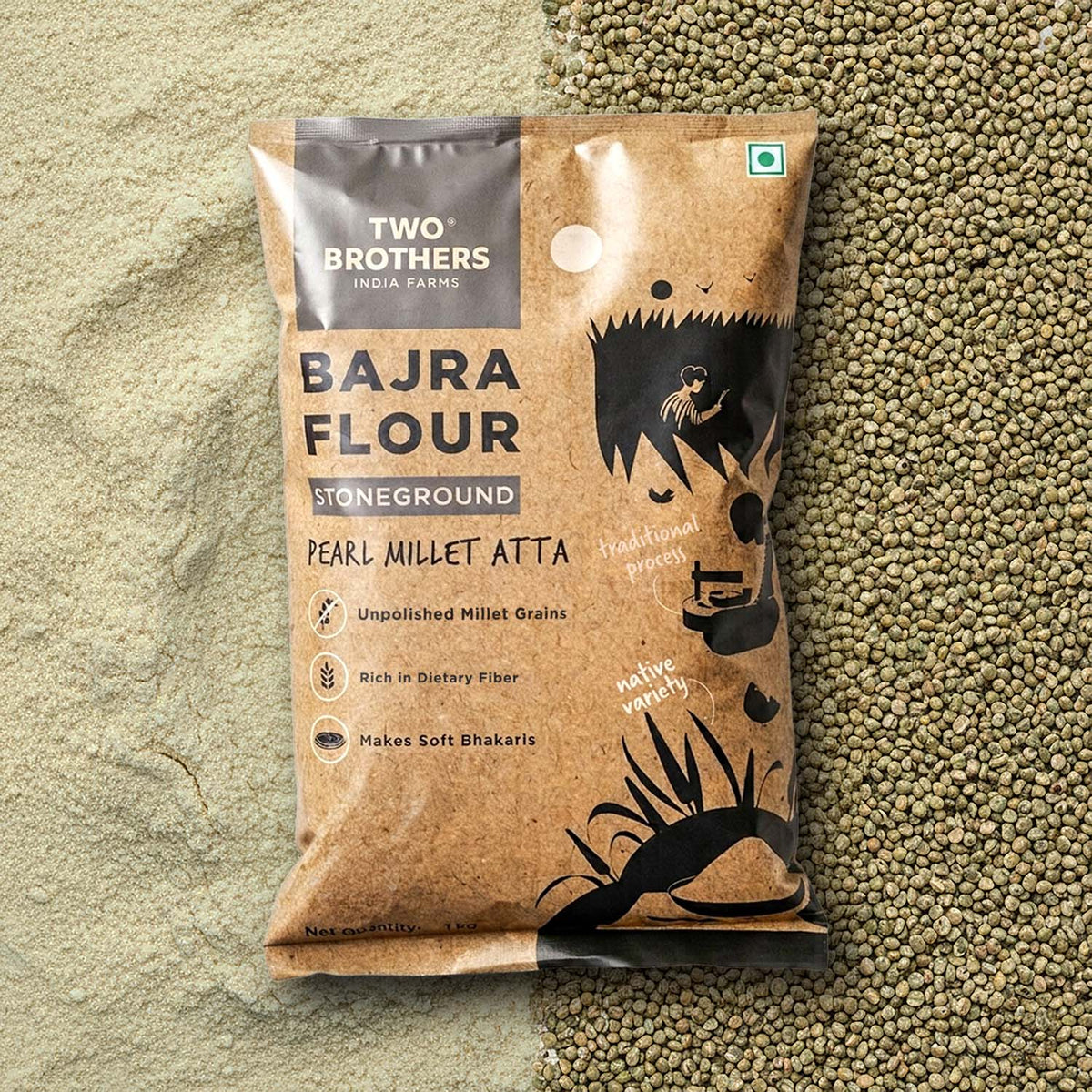 Two Brothers Organic Farms Bajra Atta
