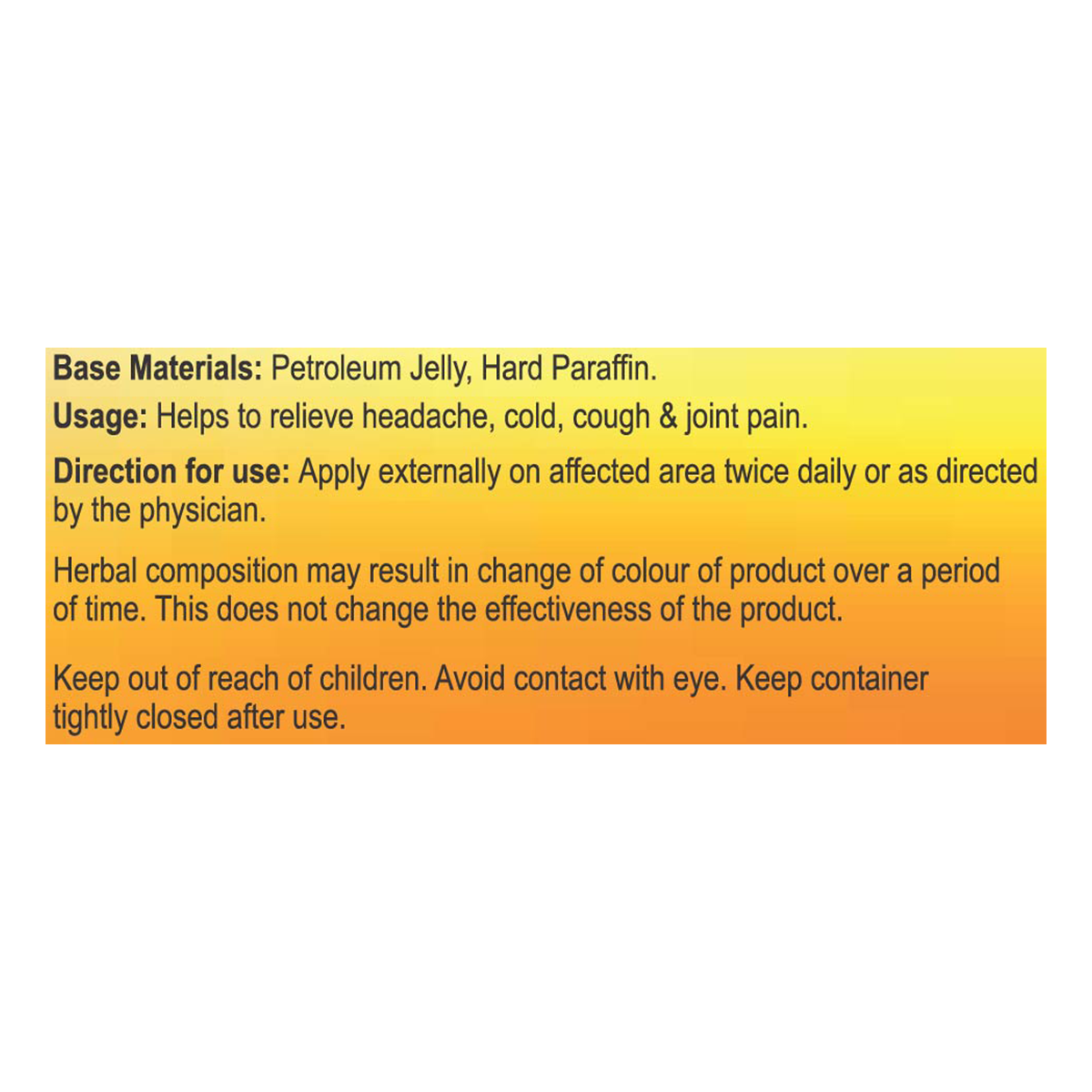 Patanjali Balm