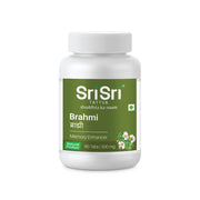 Sri Sri Tattva Brahmi - Memory Enhancer | Ayurvedic Natural Product, 60 Tabs | 500 mg