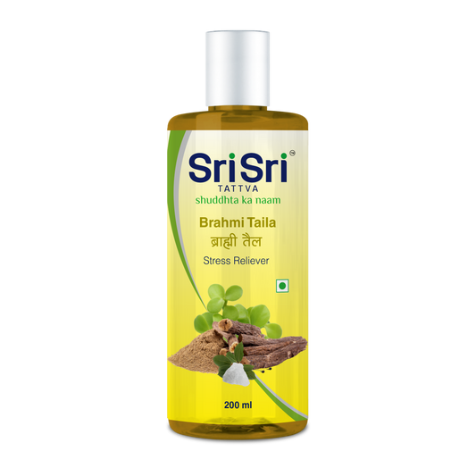 Sri Sri Tattva Brahmi Taila | Stress Reliever | 200ml