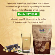Sri Sri Tattva Organic Brown Sugar, 1 kg
