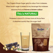 Sri Sri Tattva Organic Brown Sugar, 500 g