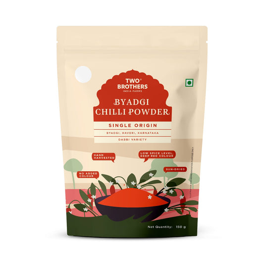 Two Brothers Organic Farms Single Origin Byadgi Chilli Powder