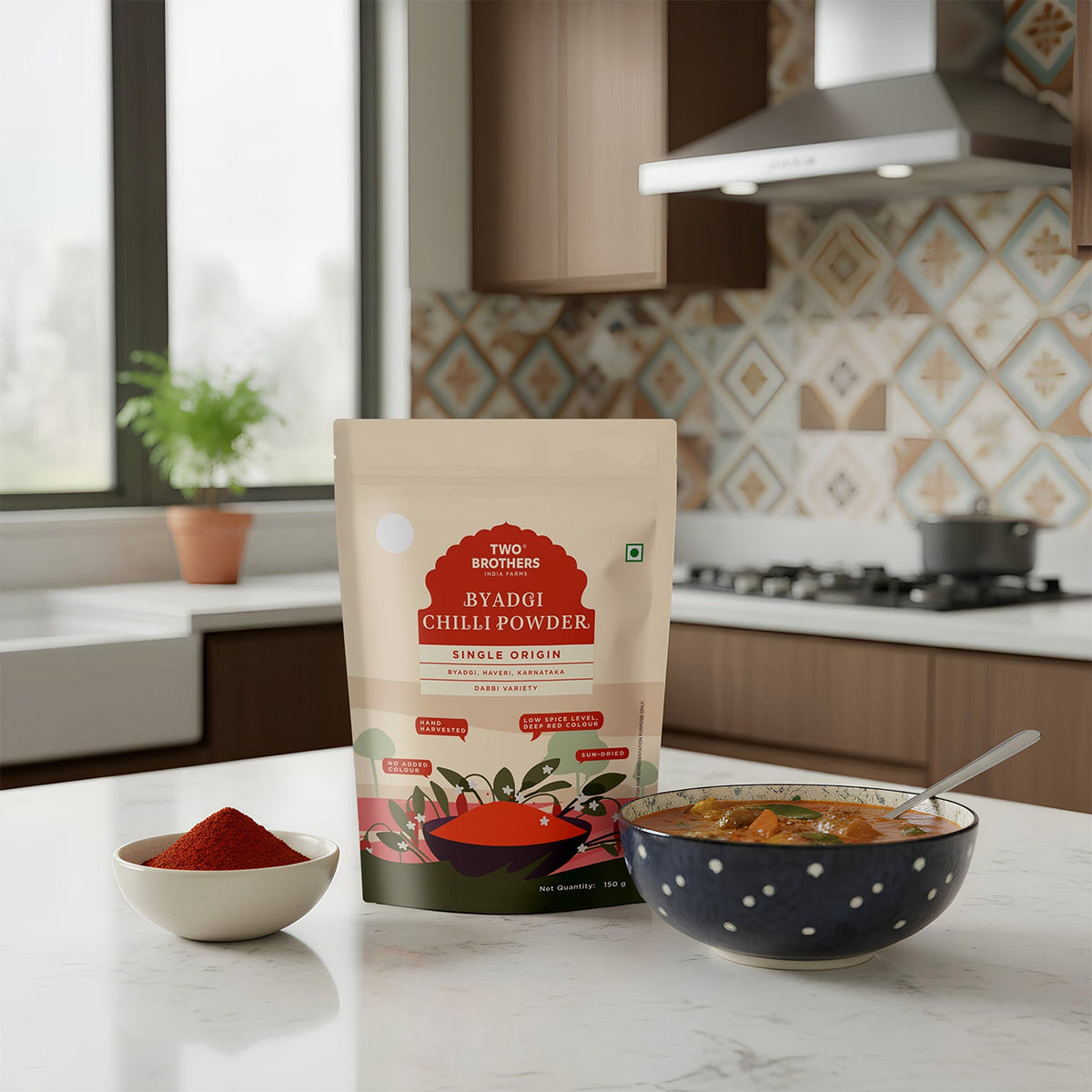 Two Brothers Organic Farms Single Origin Byadgi Chilli Powder