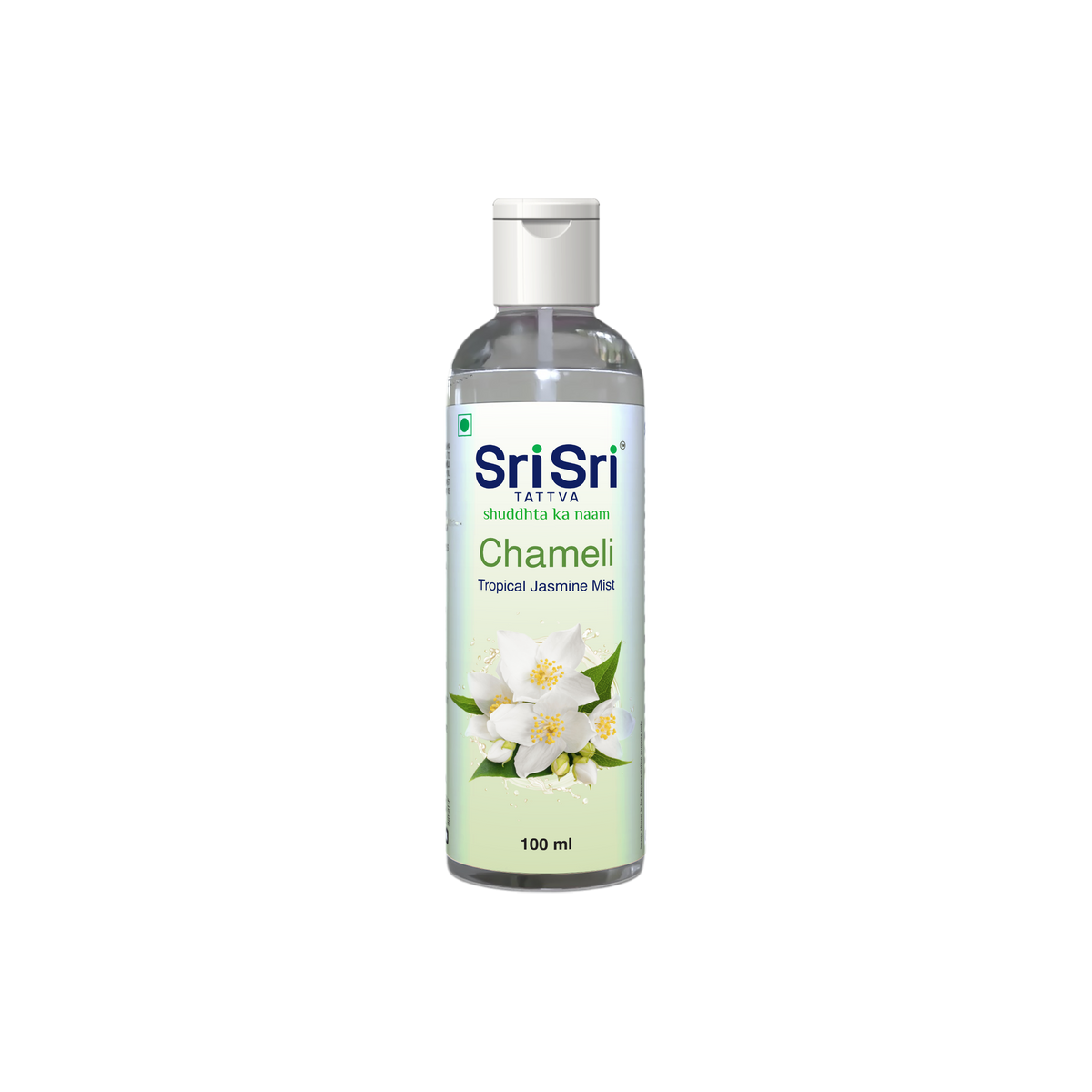 Sri Sri Tattva Chameli - Tropical Jasmine Mist | Keep Your Skin Calm And Refreshed | Cleanser, Moisturiser, Toner, Fragrance | Flip Top Bottle | 100 ml