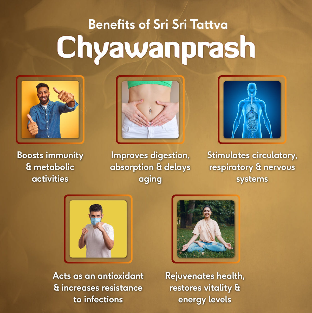 Sri Sri Tattva Chyawanprash - Herbal Immunity Booster with 40+ Ayurvedic Ingredients for Better Strength and Stamina, 1 kg