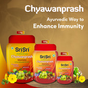 Sri Sri Tattva Chyawanprash - Herbal Immunity Booster with 40+ Ayurvedic Ingredients for Better Strength and Stamina, 1 kg