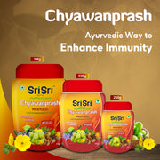 Sri Sri Tattva Chyawanprash - Herbal Immunity Booster with 40+ Ayurvedic Ingredients for Better Strength and Stamina, 250 g