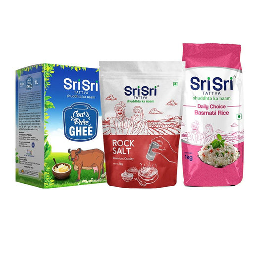 Sri Sri Tattva Kitchen Stars (Ghee, Rock Salt, Rice)