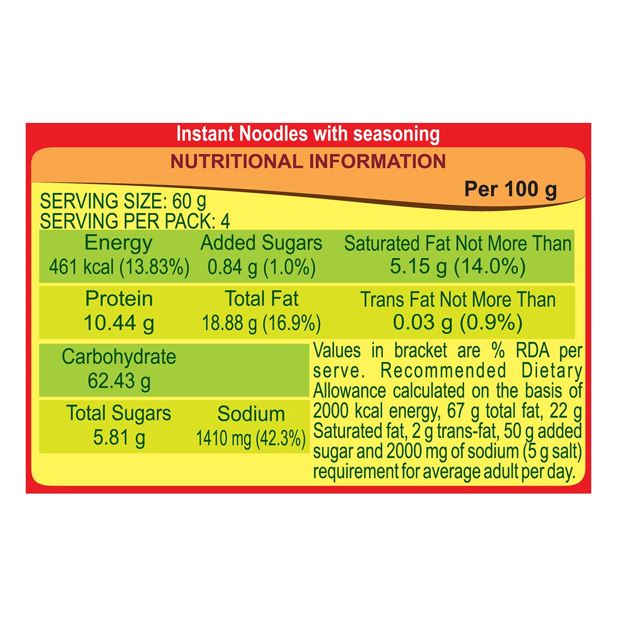 Patanjali Pack of 4- Atta Noodles Chatpata 240 g