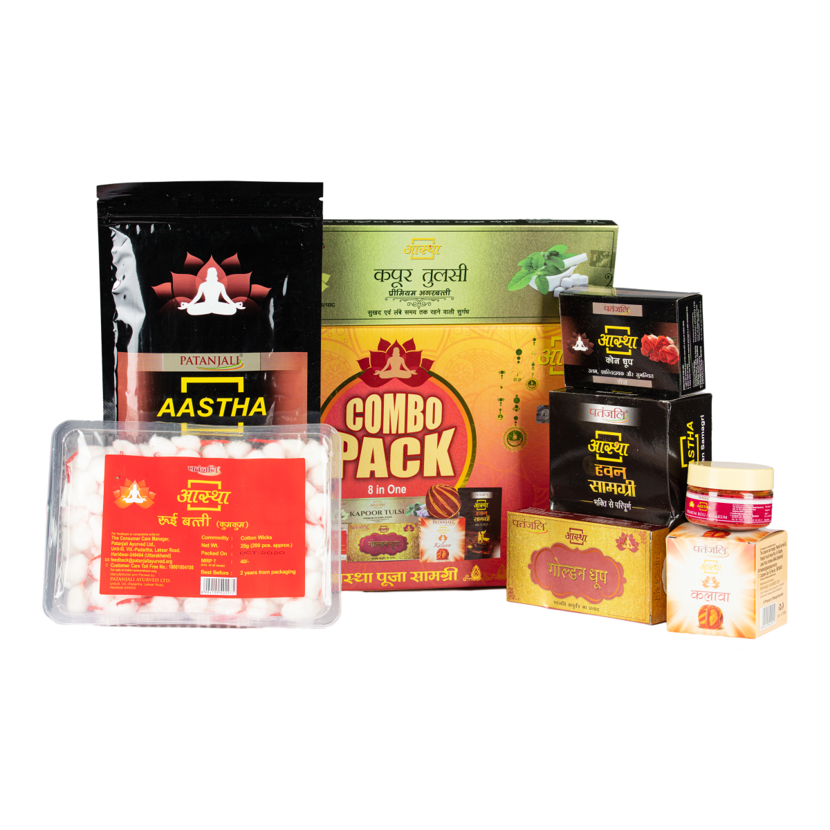 Patanjali Aastha Pooja Samagri - Combo Pack