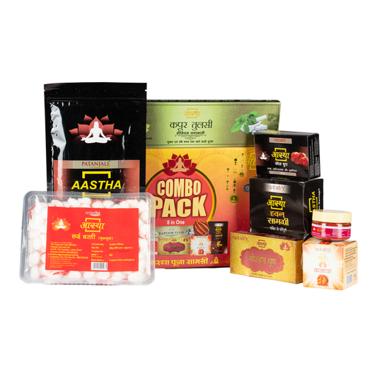 Patanjali Aastha Pooja Samagri - Combo Pack